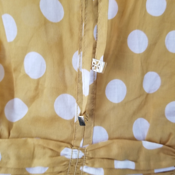 Tory Burch Polka Dot Blouse Cotton 100% 4 - Picture 6 of 11